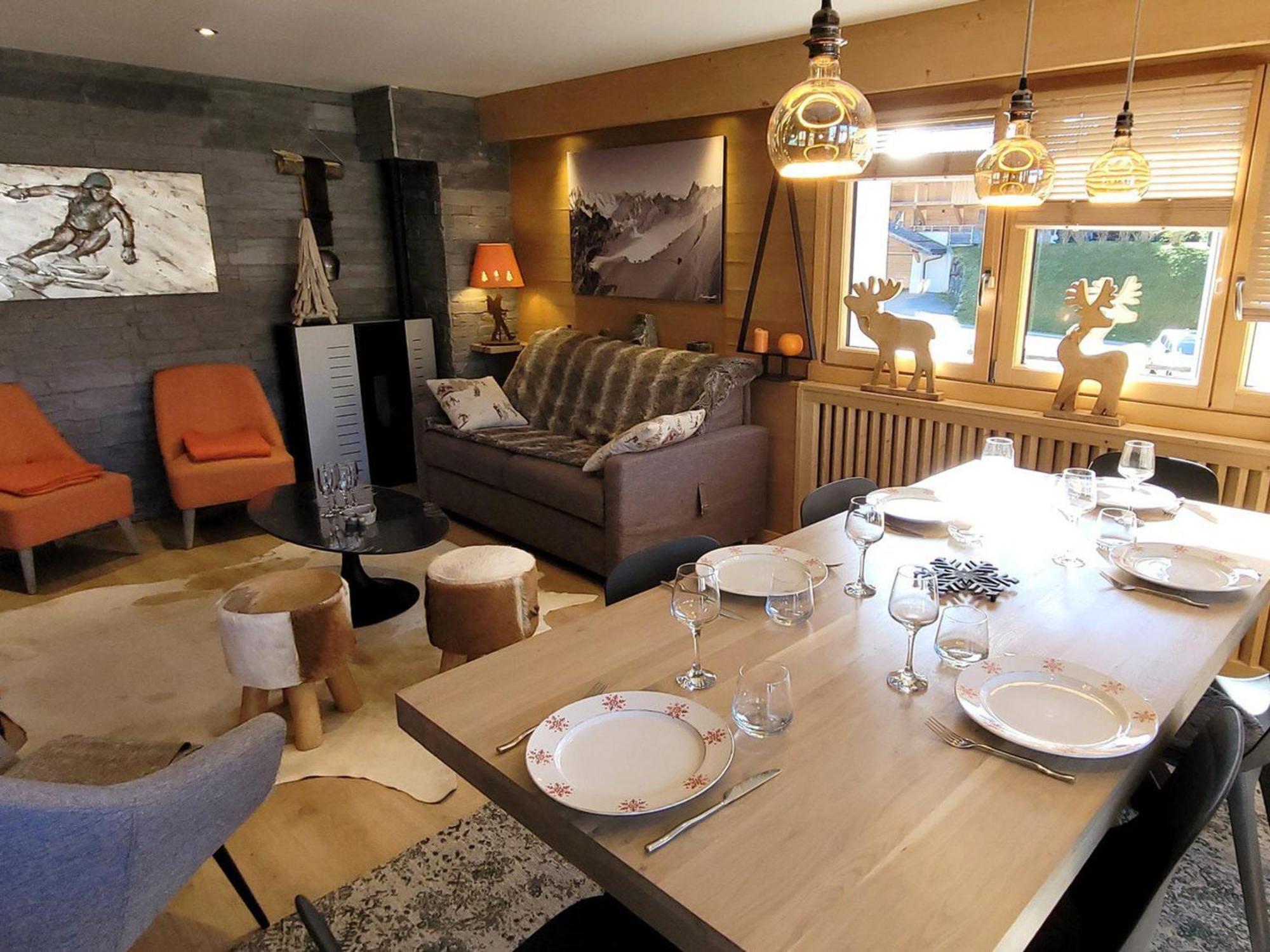 Appartement T3 Renove, Centre Les Gets, Proche Pistes, 6 Pers, Balcon, Parking, Equipements Complets - Fr-1-598-30 Экстерьер фото